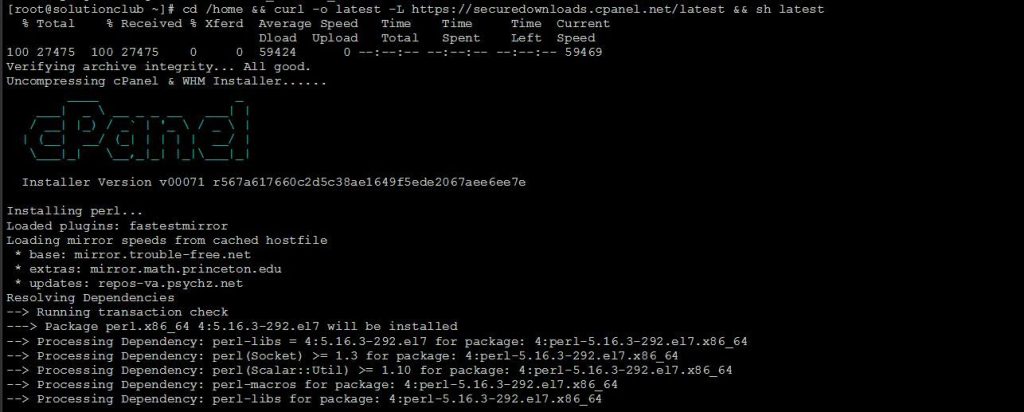 Install Cpanel/WHM on Debian and CentOS